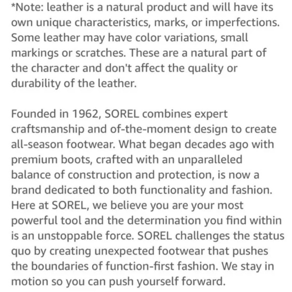 Sorel Kinetic Caribou Waterproof Boot size 8 Asphalt/Sea Salt - Picture 8 of 9